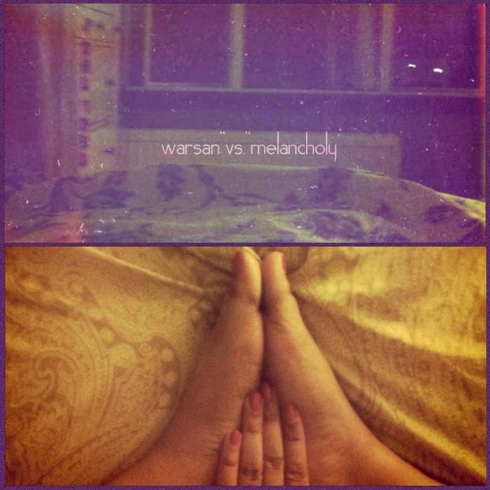 Warsan versus melancholy - Photo Credit: Warsan Shire via Bandcamp